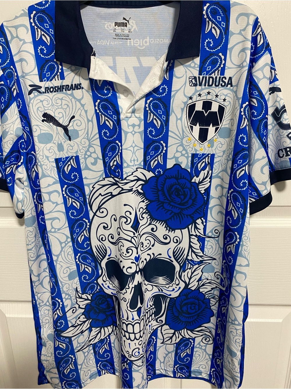 Special Edition Tigres & Monterrey Jerseys - Puma Blue/White + Adidas Gold/Blue